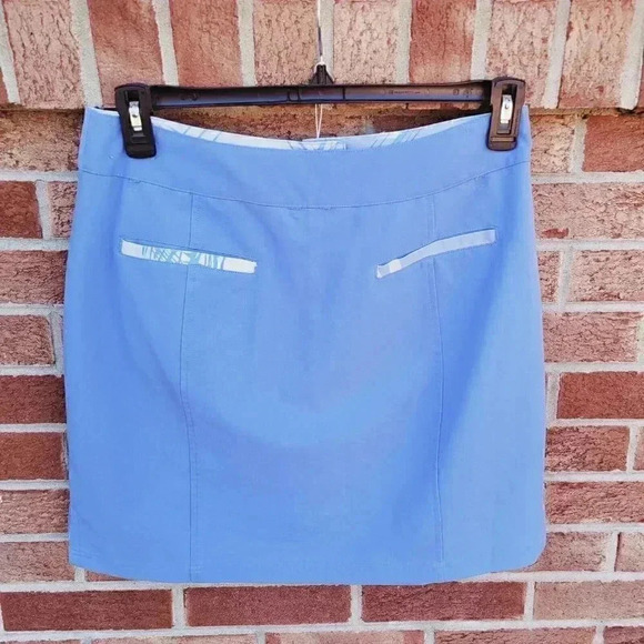 Alulr Skort Women's Size 6 Blue Under Shorts Athletic Pockets - Picture 2 of 5